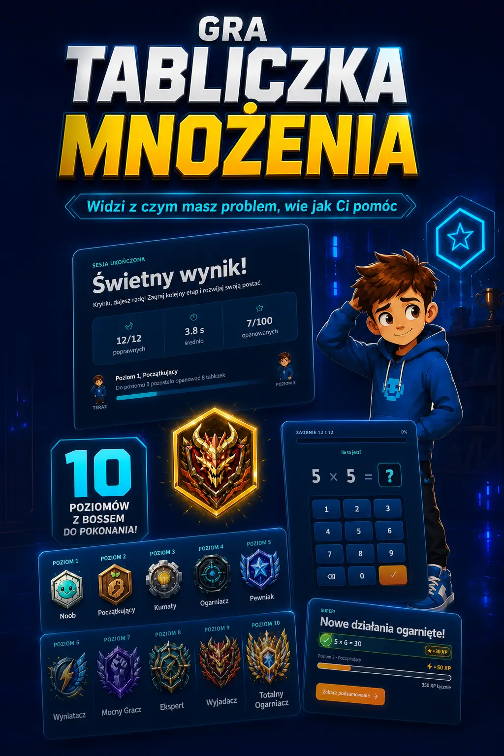 Okładka gry Misja Mnożenie